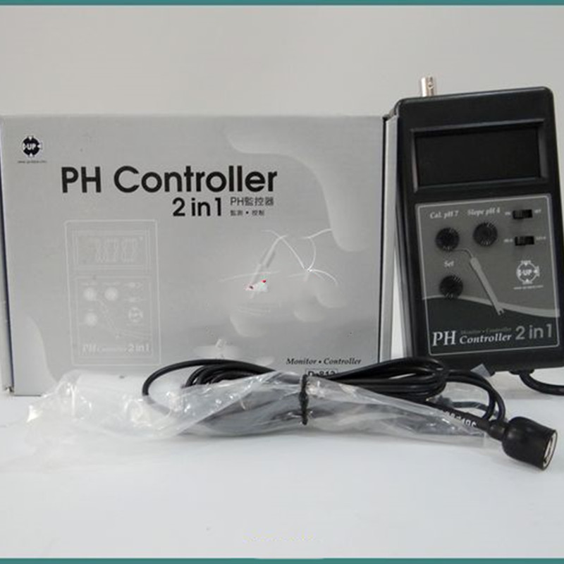 Marine Aquarium Water Testing - PH モニターコントローラーテストキット水質検査 2 in 1 PH