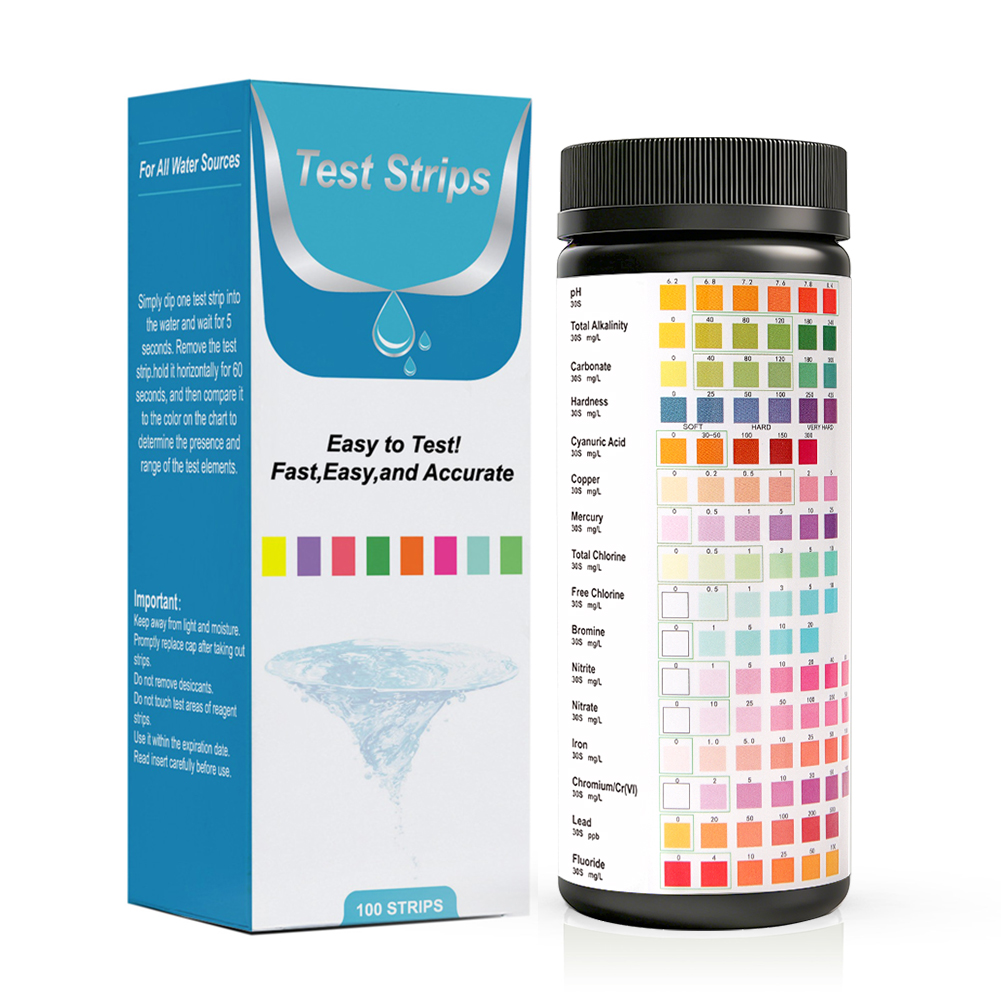 Marine Aquarium Water Testing - Yieryi 16 in 1 水質検査ストリップ 100