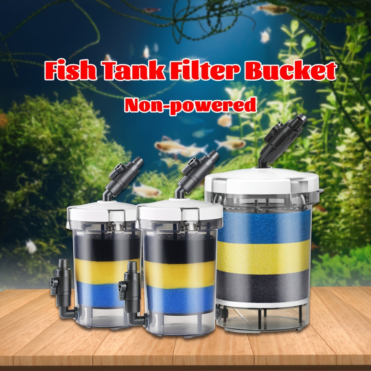 Marine Aquarium Uv Filter - SUNSUN EW-602 EW-603 EW-604 静音ポンプレス水槽フィルターバケット 淡水・海水水槽（最大55ガロン）に最適