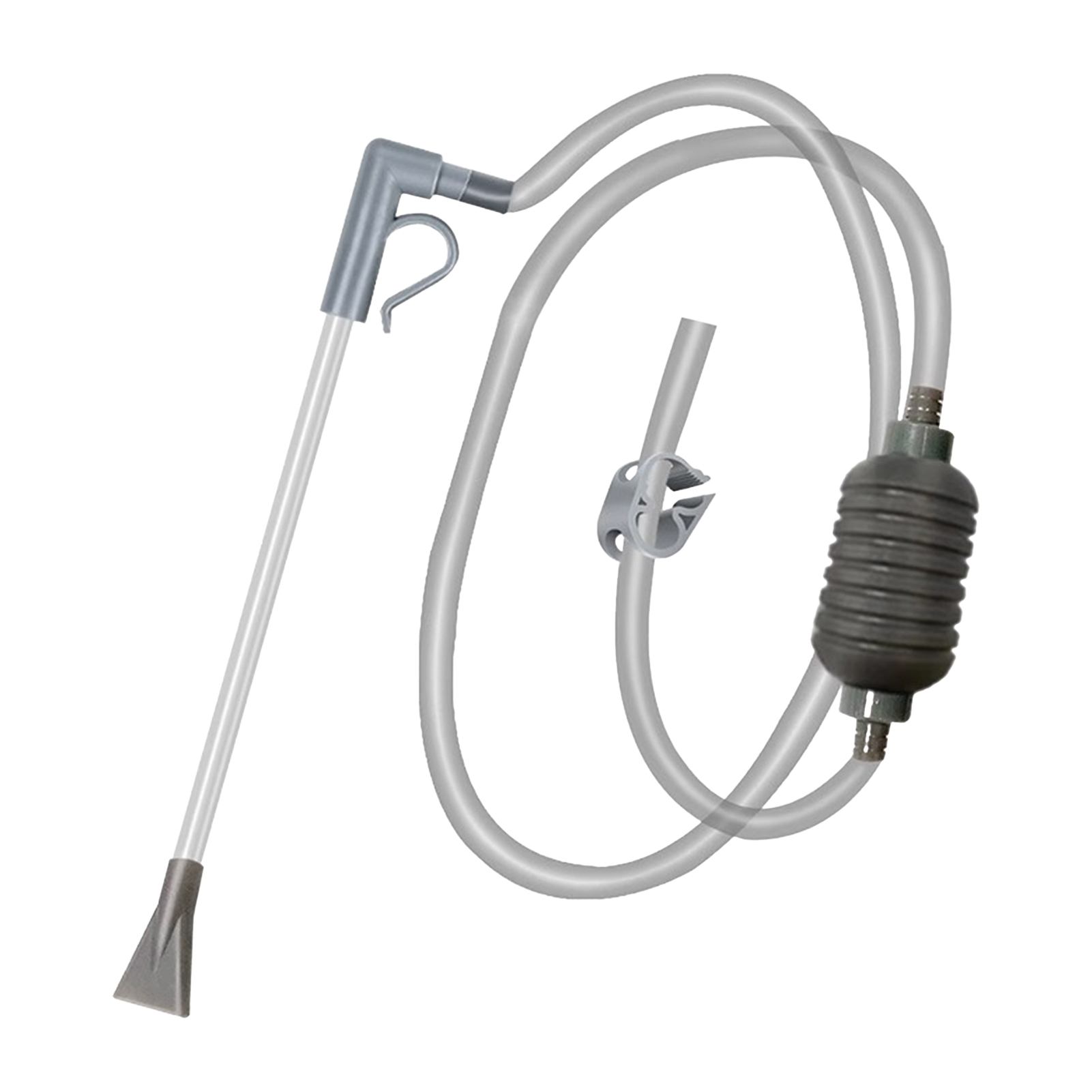 Marine Aquarium Vacuum - 1.9/2.5m水槽水交換器エアポンプ洗浄ツールハンドヘルド水槽砂利クリーナー真空サイフォンポンプフィルターノズル付き