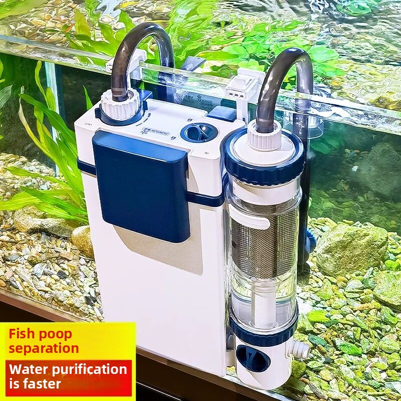 Marine Aquarium Uv Filter - SUNSUN 新型水槽フィルター YBF-500 酸素濾過一体型機浄水ポンプ 壁掛け魚トイレ