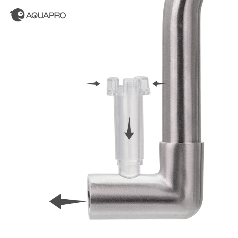 AQUAPRO ミニステンレス鋼流入流出スキマーパイプ水族館 - Marine Aquarium Uv Filter のレビューと価格