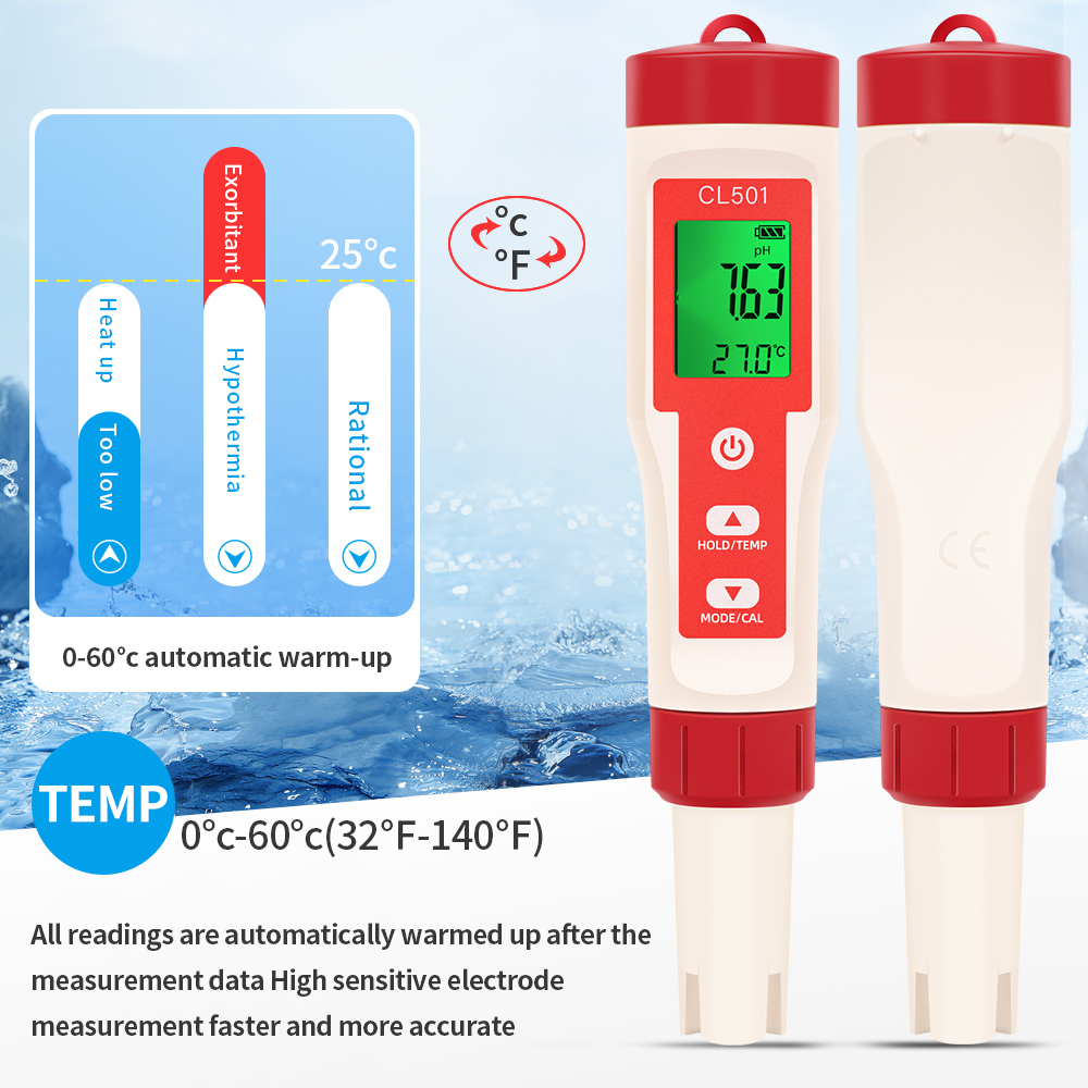 デジタル水質検出器,温度計,スイミングプール用塩素テスター, - Marine Aquarium Water Testing のレビューと価格