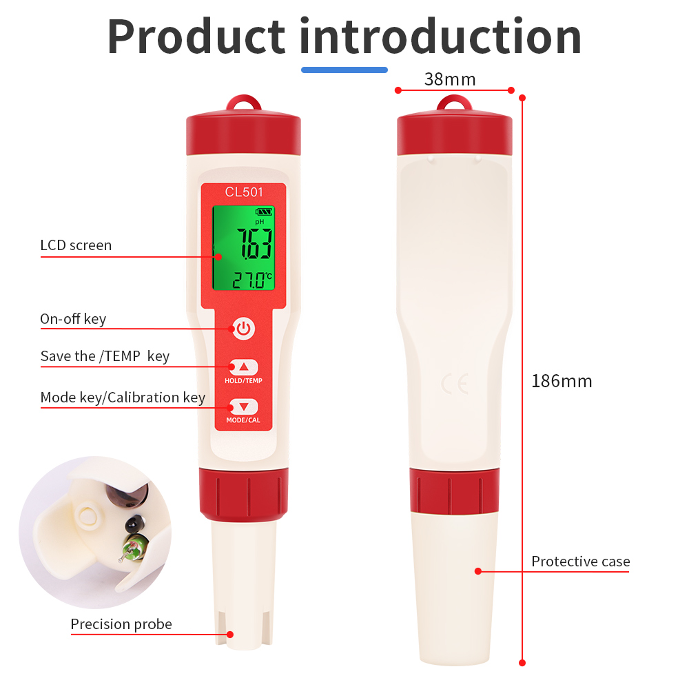 デジタル水質検出器,温度計,スイミングプール用塩素テスター, - Marine Aquarium Water Testing のレビューと価格