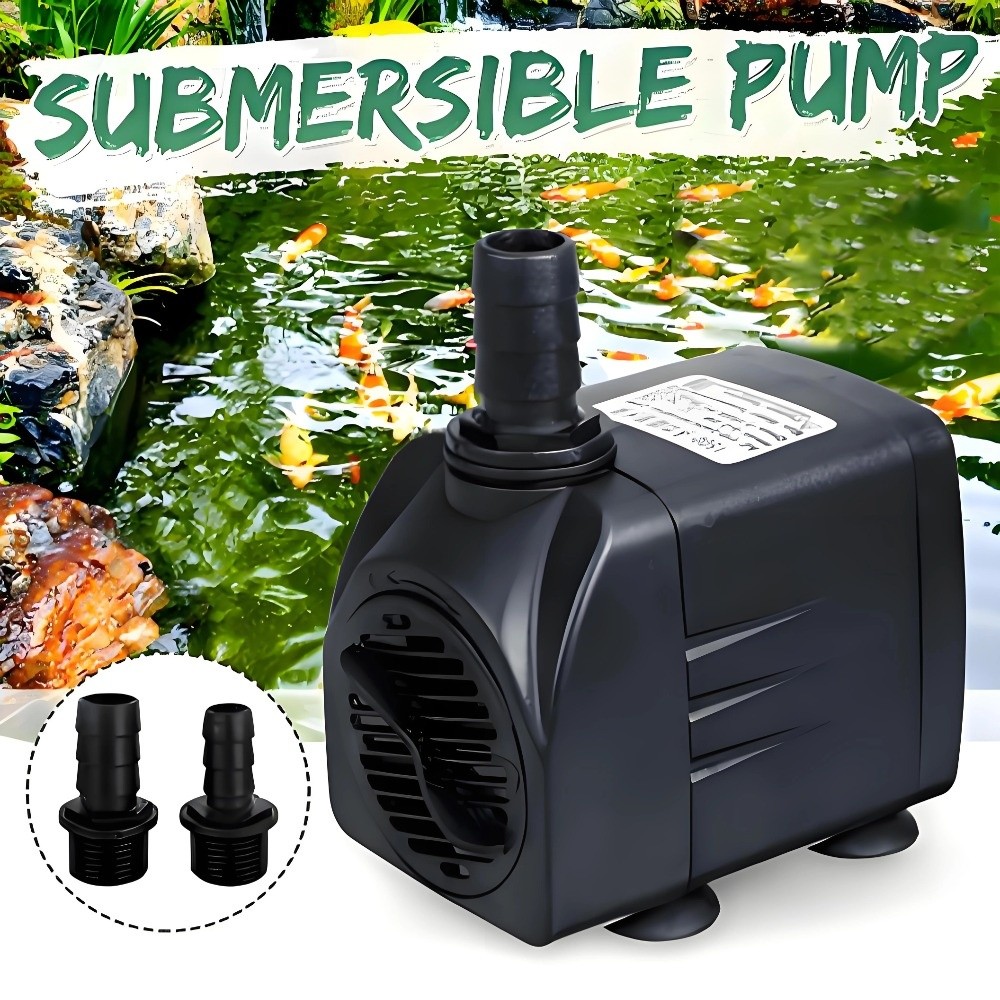 黒色水中ポンプ 超静音水中噴水ポンプ 吸盤付き調整可能 池噴 - Marine Aquarium Mini のレビューと価格