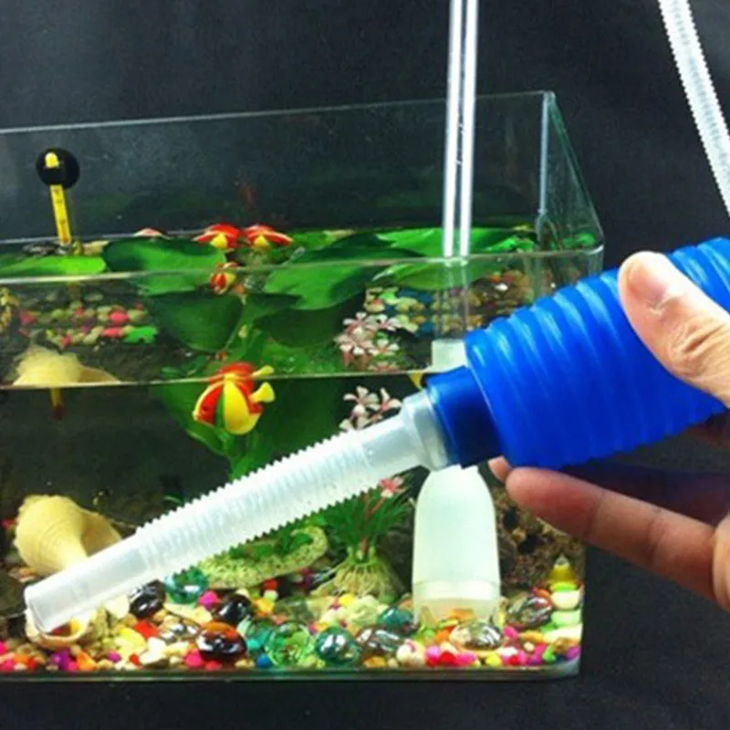 水族館サイフォン水槽サイフォン掃除機ポンプ半自動水交換チェン - Marine Aquarium Vacuum のレビューと価格