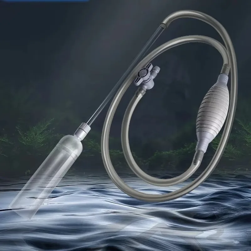 1.5 メートル水族館手動水チェンジャー水槽エアポンプクリー - Marine Aquarium Vacuum のレビューと価格