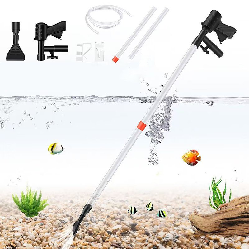 水槽魚タンク水交換ポンプ水槽清掃ツール真空式水交換器砂利クリ - Marine Aquarium Vacuum のレビューと価格