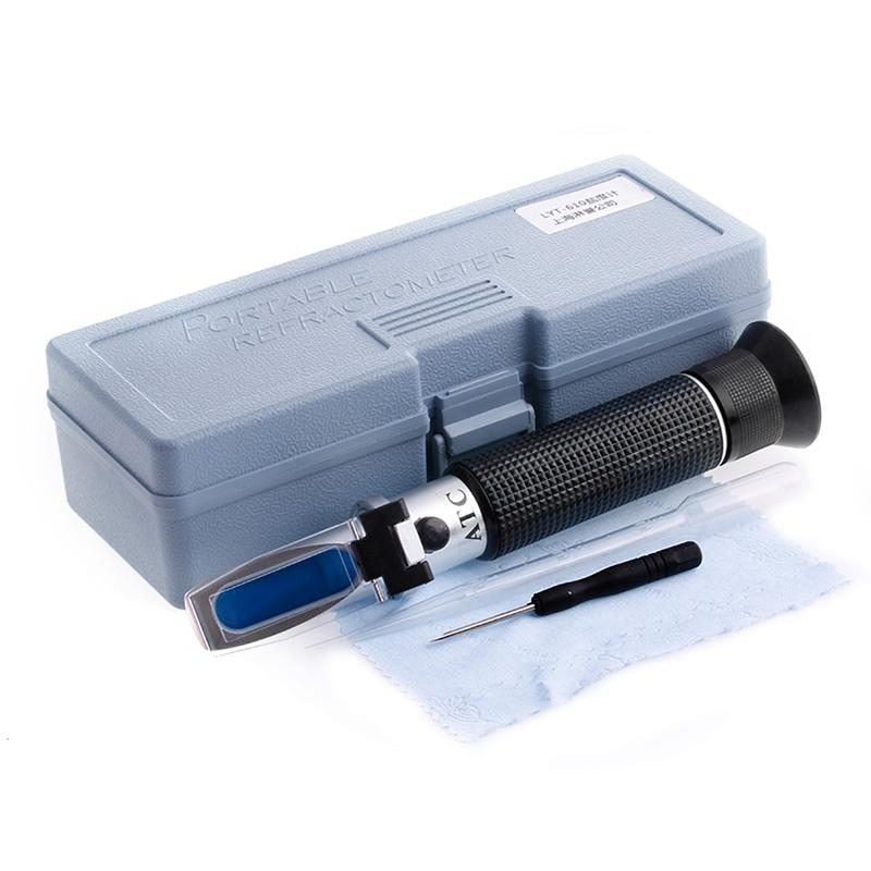 R1WA塩分屈折計メートル水の読者マリン0〜10％塩水槽テス - Marine Aquarium Water Testing のレビューと価格