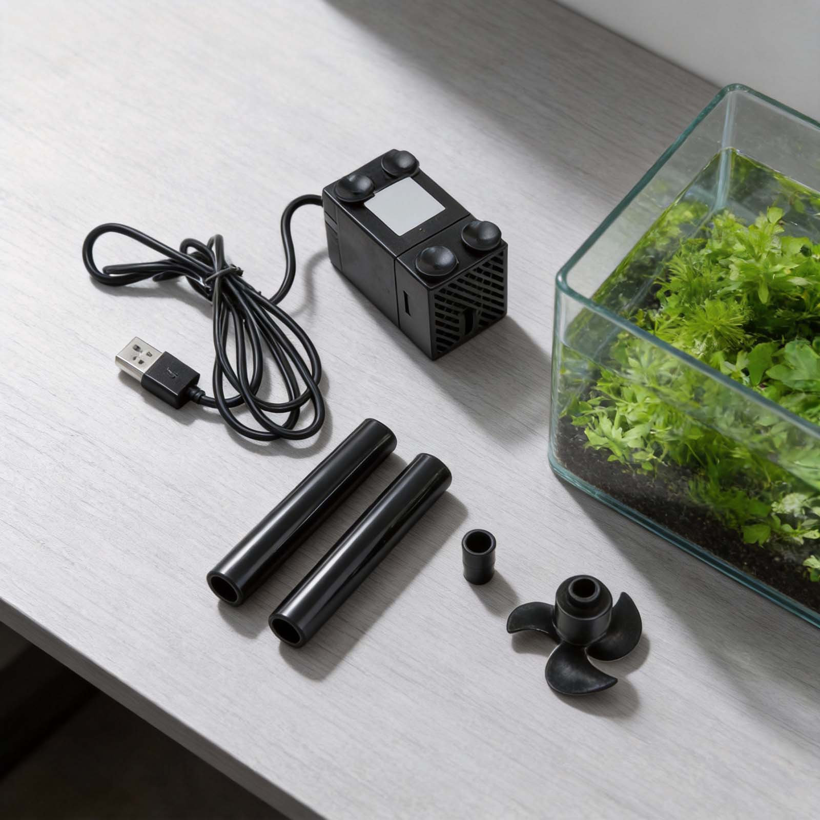 水槽用コンパクト水中ポンプ 波発生機能と酸素豊富化機能付き  - Aquarium Marine Setup のレビューと価格