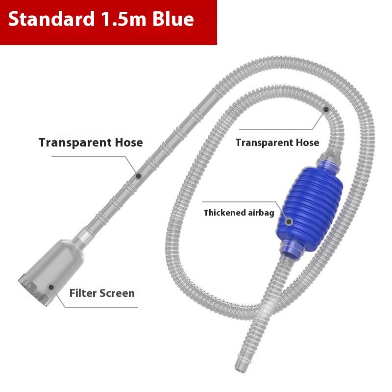 1個入り 効率的で静かな半自動水槽サイフォン真空 - 簡単操 - Marine Aquarium Vacuum のレビューと価格