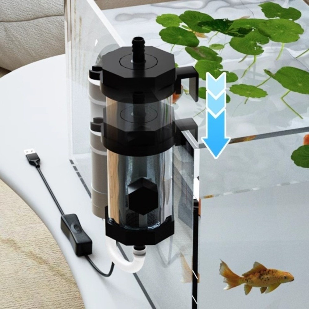 USB電源式水槽水交換機 280GPH 低騒音 魚タンク糞便 - Marine Aquarium Vacuum のレビューと価格