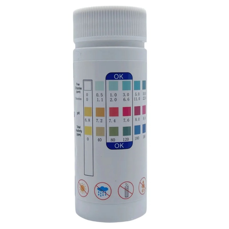 塩素PHテストストリップスパプール水槽魚タンク水質検査紙残留 - Marine Aquarium Water Testing のレビューと価格